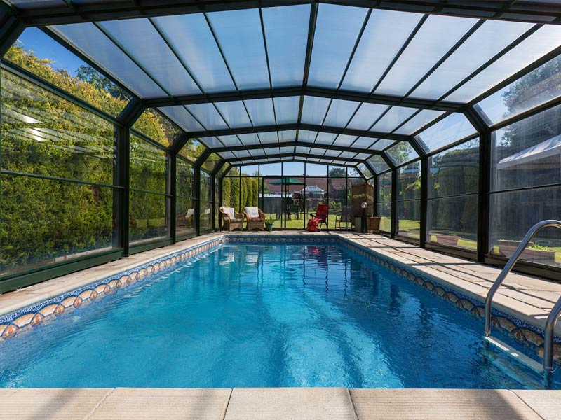 Instalación de cubiertas altas para piscinas - Piscinator Instalación de cubiertas altas para piscinas