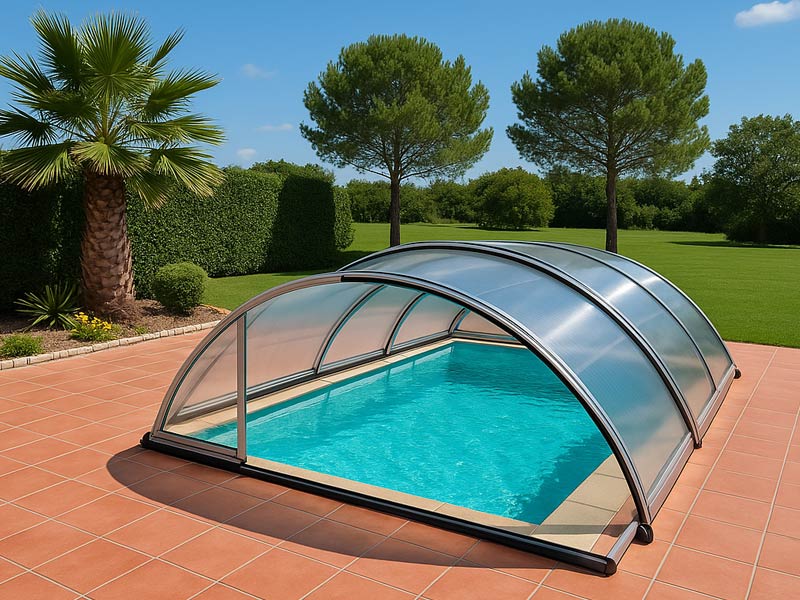Instalación de cubiertas bajas para piscinas - Piscinator Instalación de cubiertas bajas para piscinas