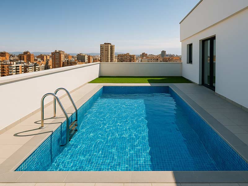 Piscinas para áticos, terrazas o azoteas de edificios - Piscinator Piscinas para áticos, terrazas o azoteas de edificios