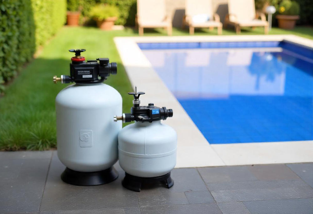 Presupuesto online para la instalación o sustitución de filtros de arena o vidrio para piscinas - Piscinator Presupuesto online para la instalación o sustitución de filtros de arena o vidrio para piscinas