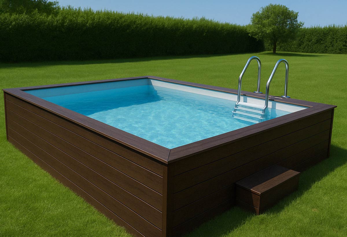 Presupuesto instalación de piscina elevada prefabricada de acero y lámina armada o liner - Piscinator Presupuesto instalación de piscina elevada prefabricada de acero y lámina armada o liner